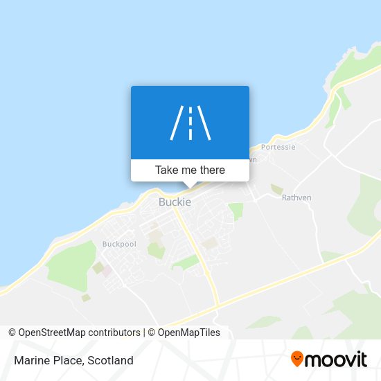 Marine Place map