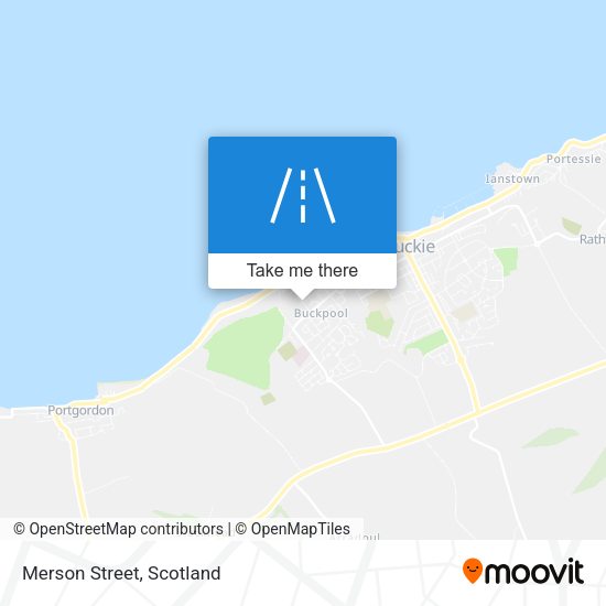 Merson Street map
