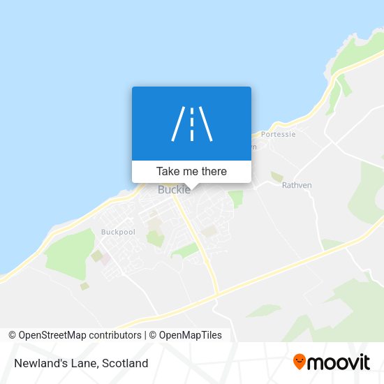 Newland's Lane map