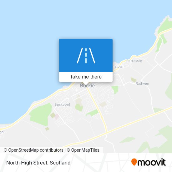 North High Street map
