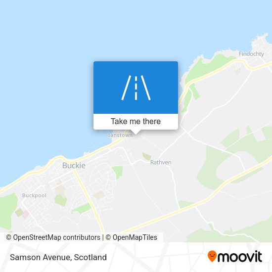 Samson Avenue map