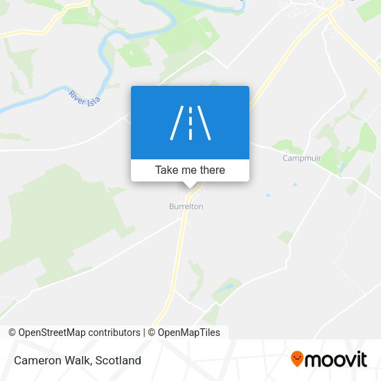 Cameron Walk map