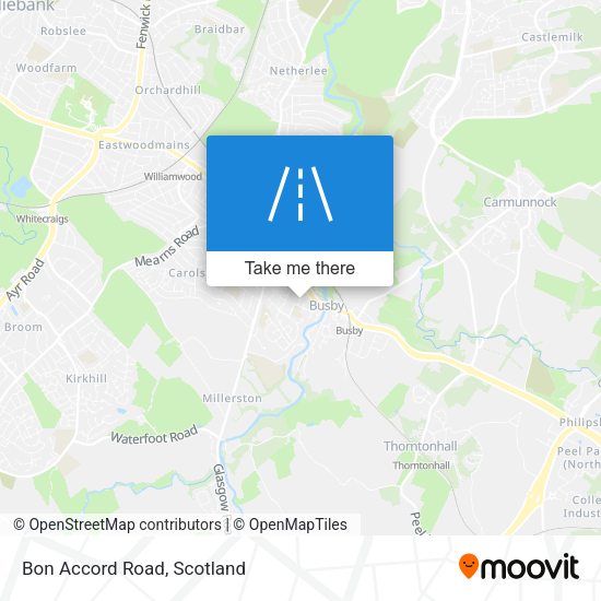 Bon Accord Road map