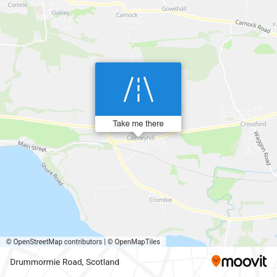 Drummormie Road map