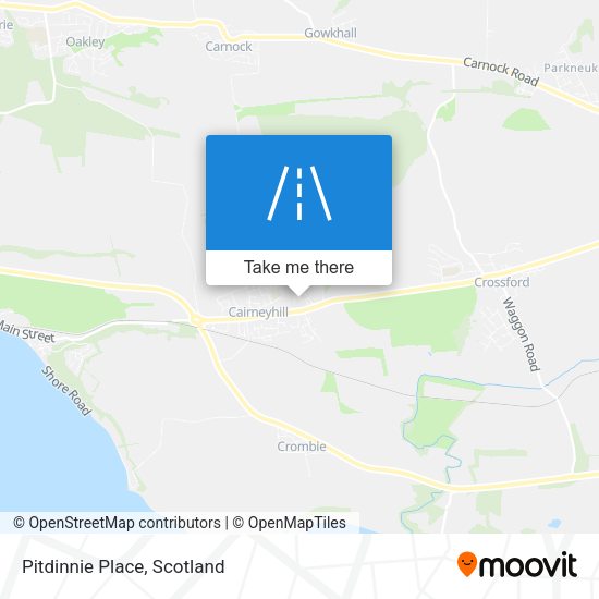 Pitdinnie Place map