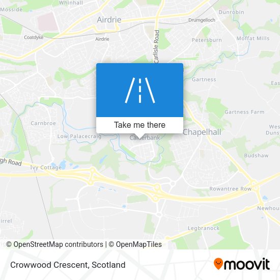 Crowwood Crescent map