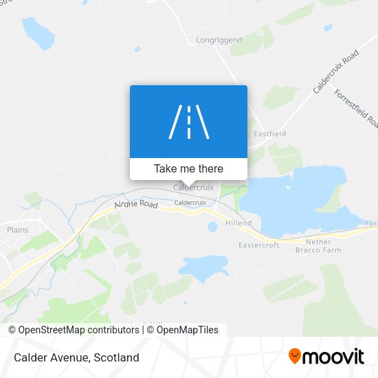 Calder Avenue map