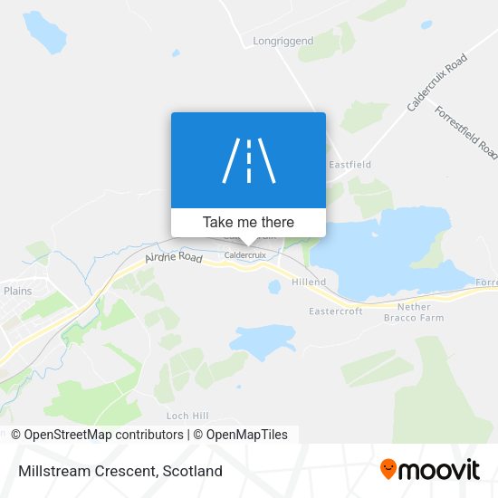 Millstream Crescent map