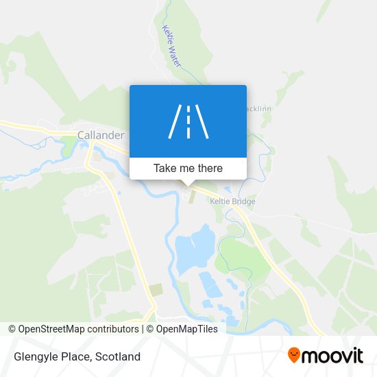 Glengyle Place map