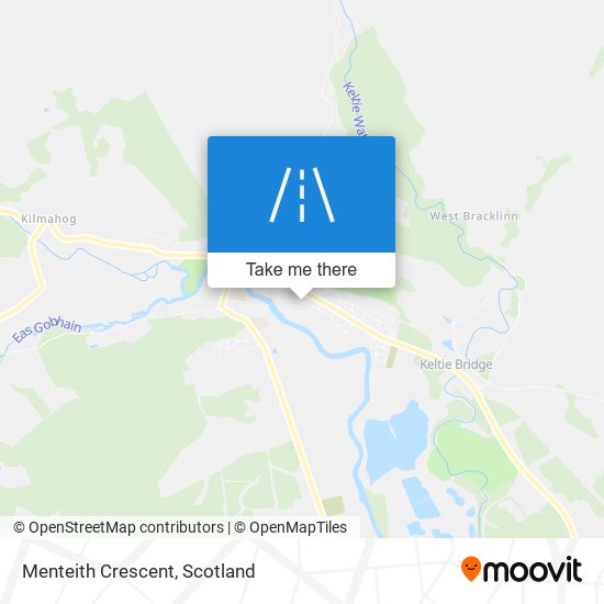 Menteith Crescent map