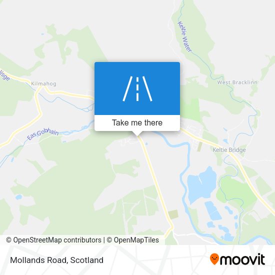 Mollands Road map