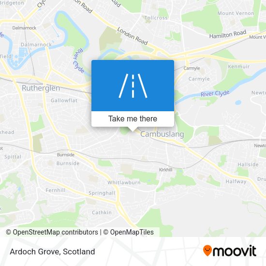Ardoch Grove map