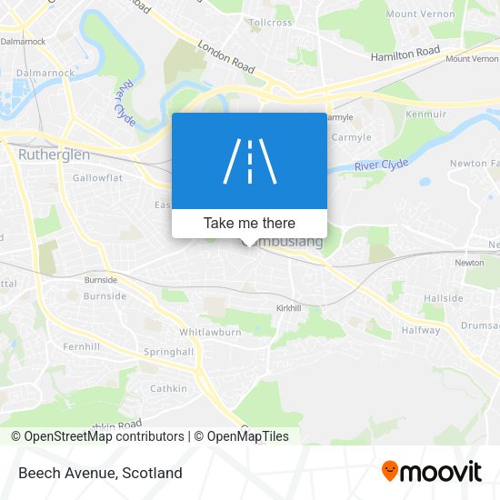 Beech Avenue map