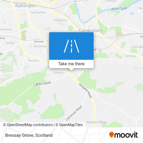 Bressay Grove map
