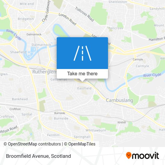 Broomfield Avenue map