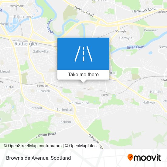 Brownside Avenue map