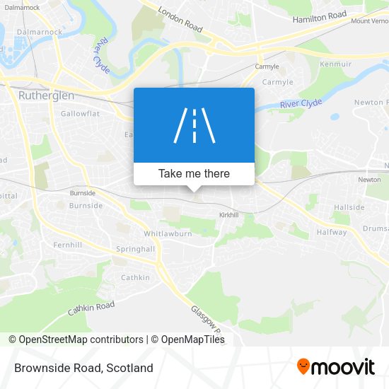 Brownside Road map