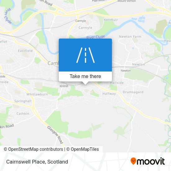 Cairnswell Place map