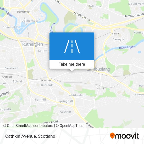 Cathkin Avenue map