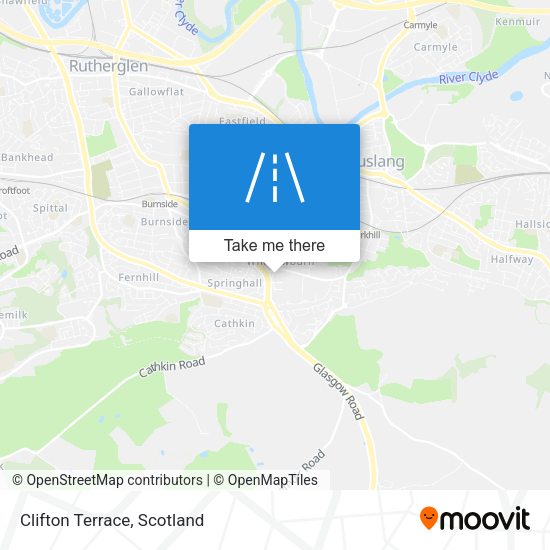 Clifton Terrace map