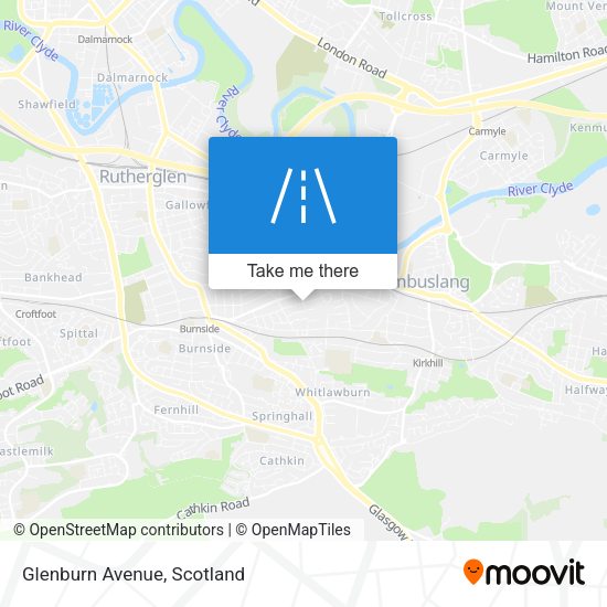 Glenburn Avenue map