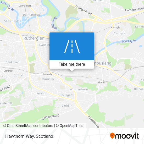 Hawthorn Way map