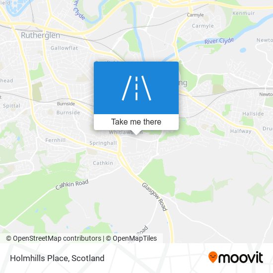 Holmhills Place map