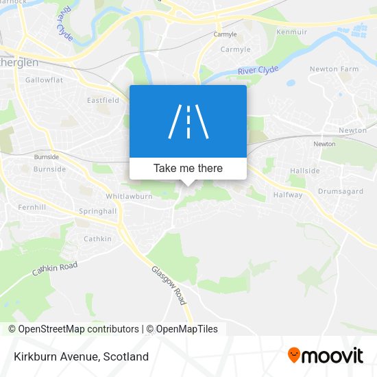 Kirkburn Avenue map