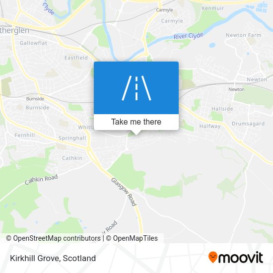 Kirkhill Grove map