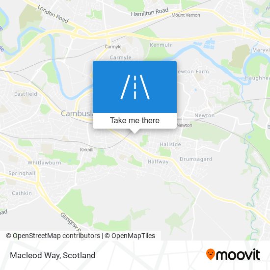 Macleod Way map