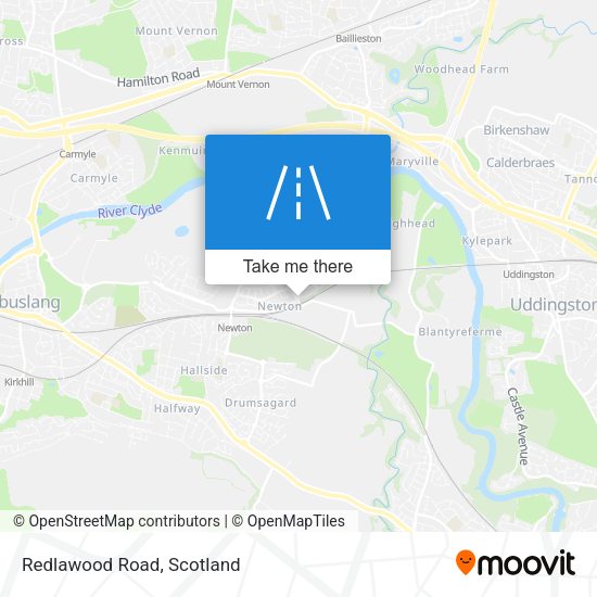 Redlawood Road map