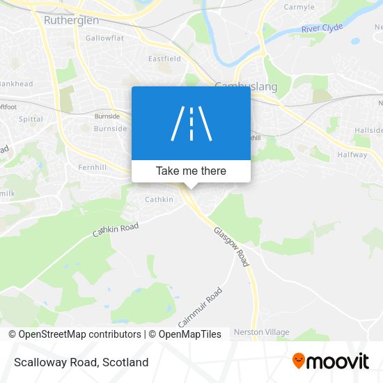 Scalloway Road map