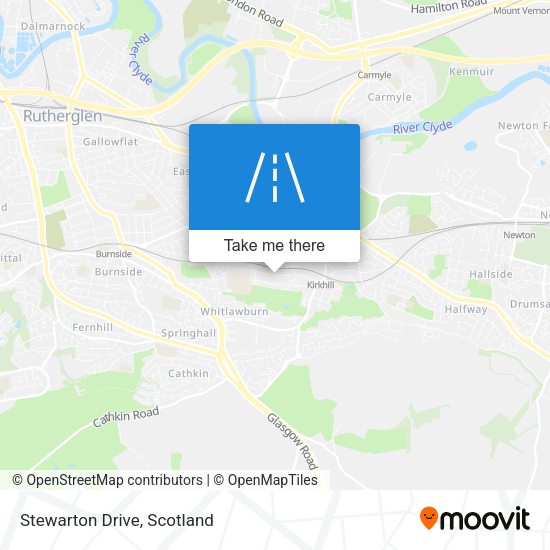 Stewarton Drive map
