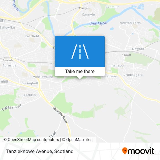 Tanzieknowe Avenue map