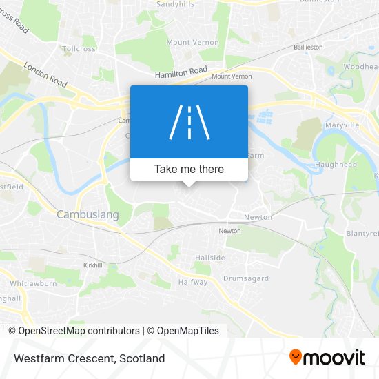 Westfarm Crescent map