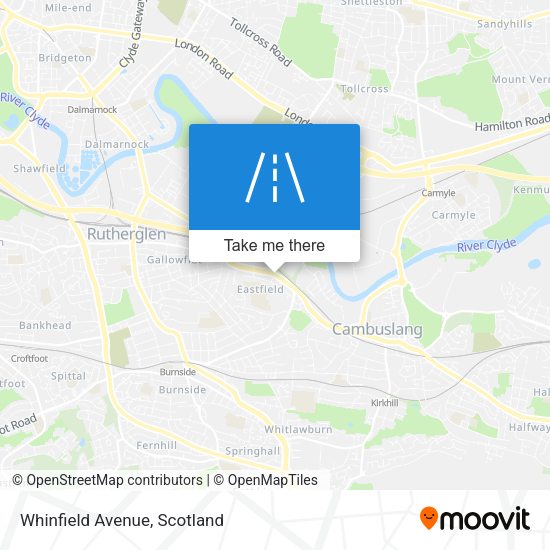 Whinfield Avenue map