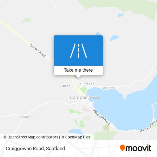 Craiggowan Road map