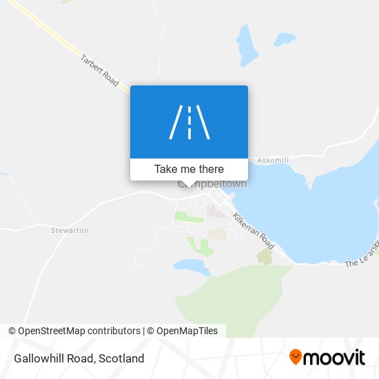 Gallowhill Road map