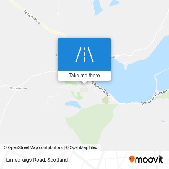 Limecraigs Road map