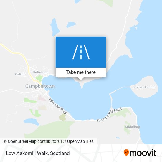 Low Askomill Walk map