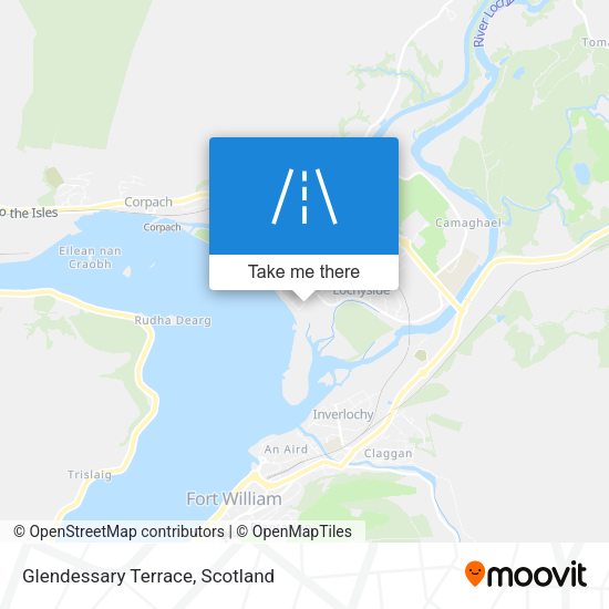 Glendessary Terrace map
