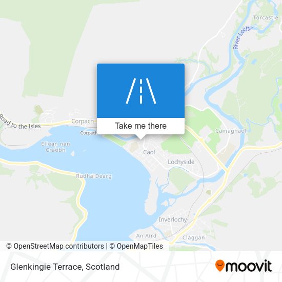 Glenkingie Terrace map