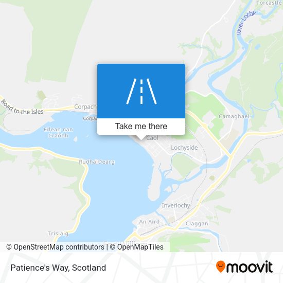 Patience's Way map
