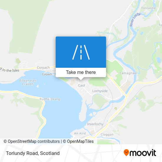 Torlundy Road map
