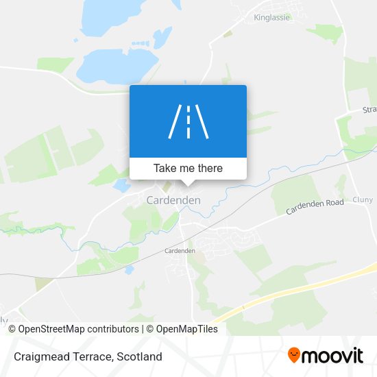 Craigmead Terrace map