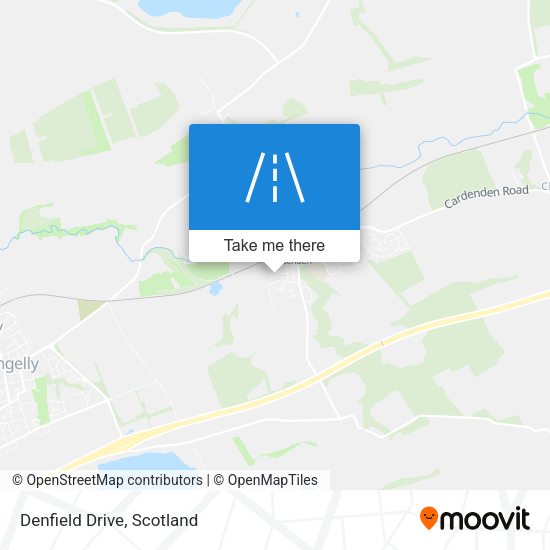 Denfield Drive map