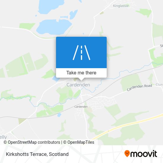 Kirkshotts Terrace map