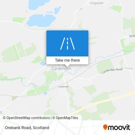 Orebank Road map