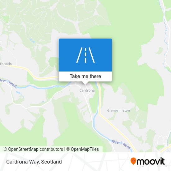 Cardrona Way map