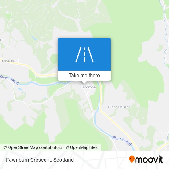 Fawnburn Crescent map